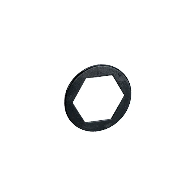 1/32" WD x 1/2" Hex ID x 3/4" OD Plastic Spacer (10-Pack)