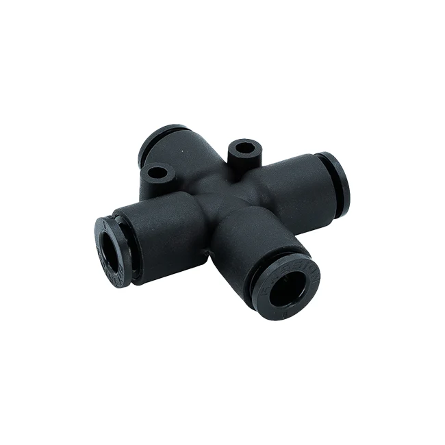 1/4" Hose, Cross Pneumatic Fitting (5-pack)