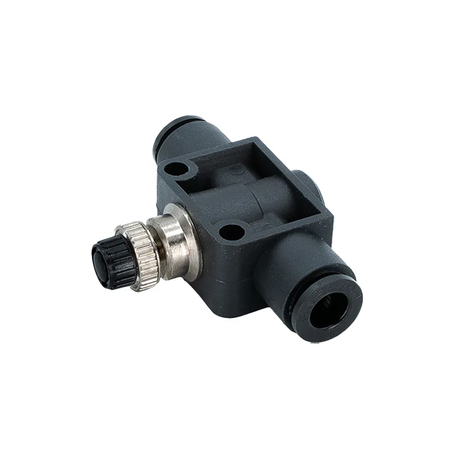 1/4" Hose, One-Way Flow Reducer Pneumatic Fitting (2-pack)