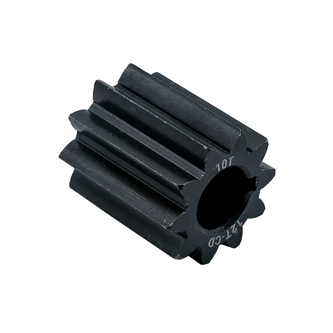 10t Steel Spur Gear (20 DP, 12t Center Distance, 8mm Key Bore)