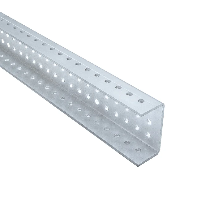 1" x 2" x 1" x 0.090" Aluminum C-Channel with Hole Pattern (47")