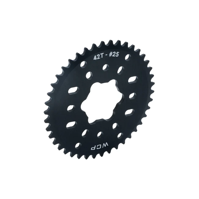 42t Aluminum Plate Sprocket (#25 Chain, SplineXL Bore)
