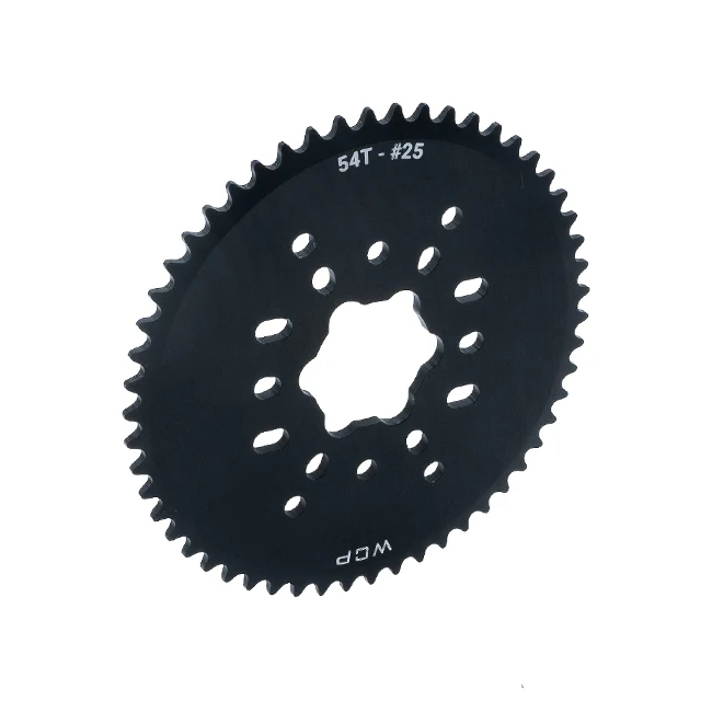 54t Aluminum Plate Sprocket (#25 Chain, SplineXL Bore)