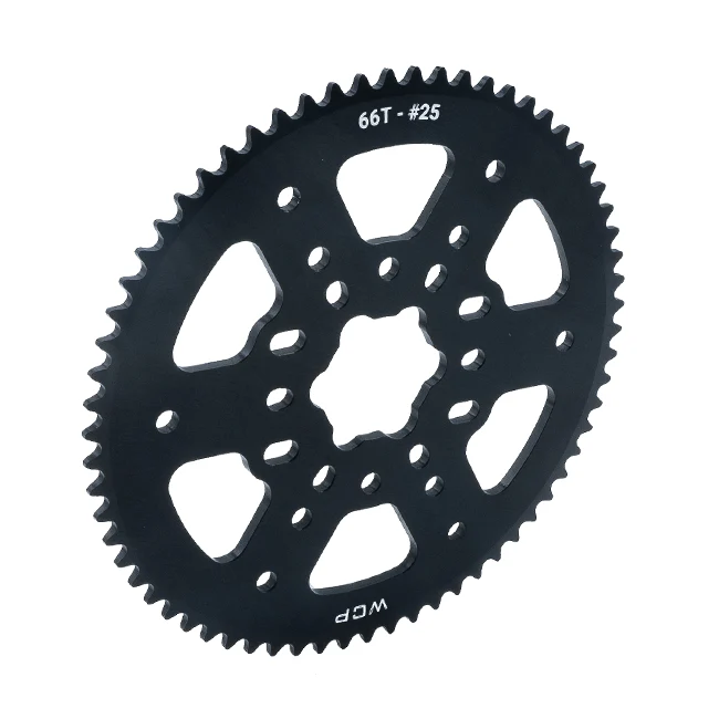66t Aluminum Plate Sprocket (#25 Chain, SplineXL Bore)