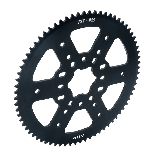 72t Aluminum Plate Sprocket (#25 Chain, SplineXL Bore)