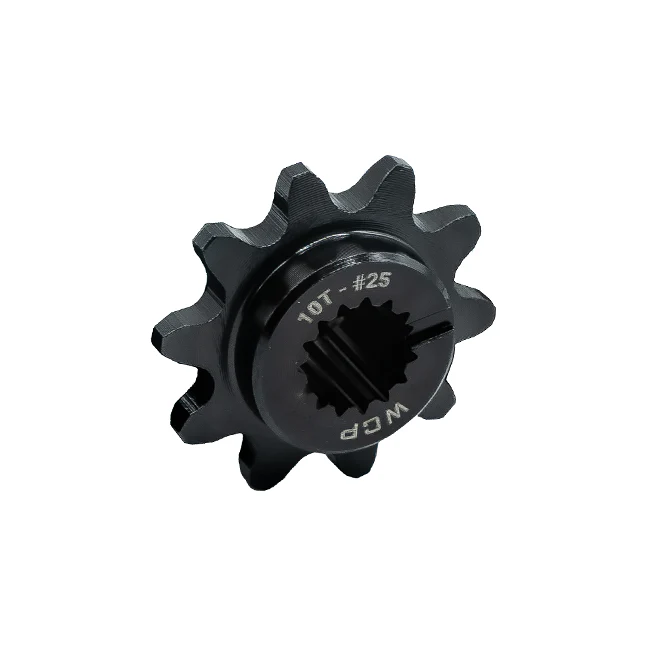 10t Steel Double Hub Sprocket (#25 Chain, 8mm SplineXS Bore)