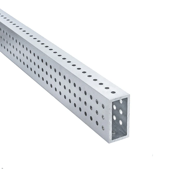 2" x 1" x 0.125" Aluminum Tube Stock 2" Pattern (47")