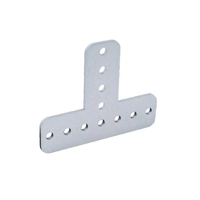 T Gusset, Sharp Corner (#10, 0.098" Thick) (2-Pack)