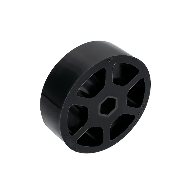 3" OD x 1" Wide 6 Spoke Straight Flex Wheel (1/2" Hex, 30A)