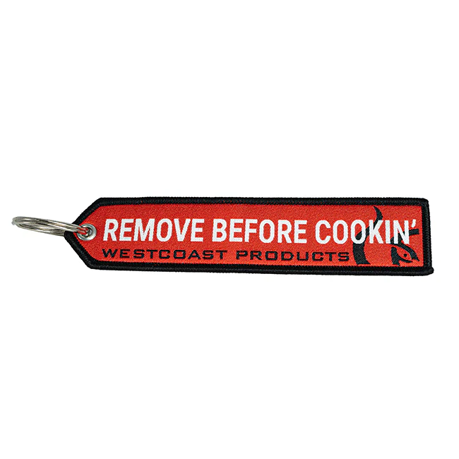 WCP 'Remove Before Cookin' Keychain Tag (Red)