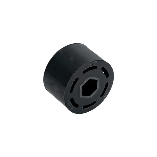 1.625" OD x 1" Wide Straight Flex Wheel (1/2" Hex, 30A)