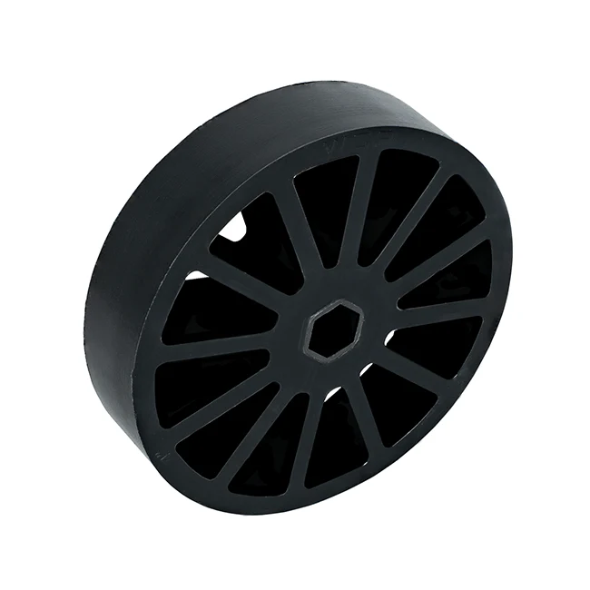 4" OD x 1" Wide Straight Flex Wheel (1/2" Hex, 30A)
