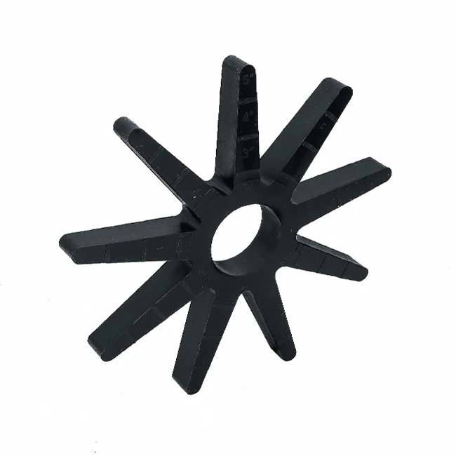 9T x 5" OD x 1/2" Wide Star Flex Wheel (1-1/4" Round Stretch, 30A)