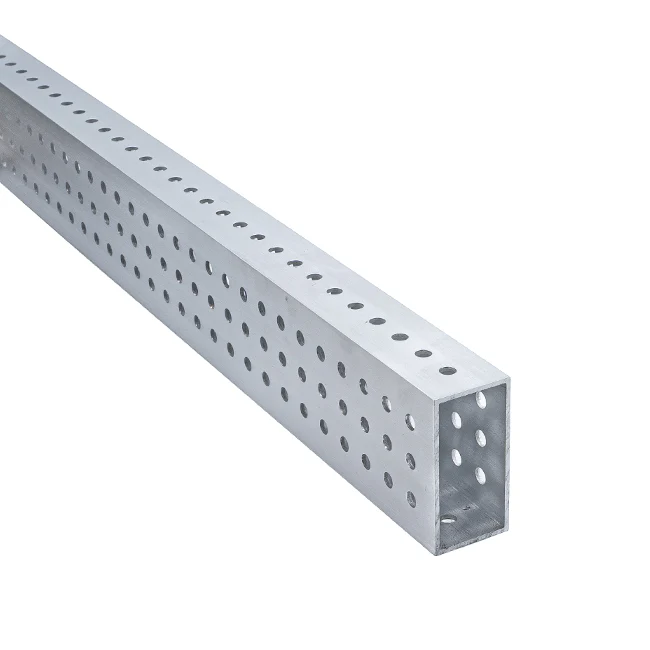 2" x 1" x 0.093" Aluminum Tube Stock 2" Pattern (47")