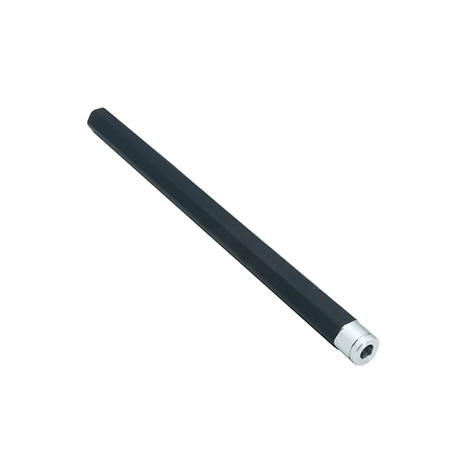 8" Long x 1/2" Rounded Hex Shaft (1/2" Round, 1/2" Snapring Groove)
