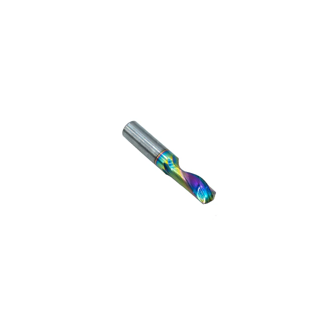 10mm Single Flute Carbide Endmill (22mm Cut Length, DLC Coated)