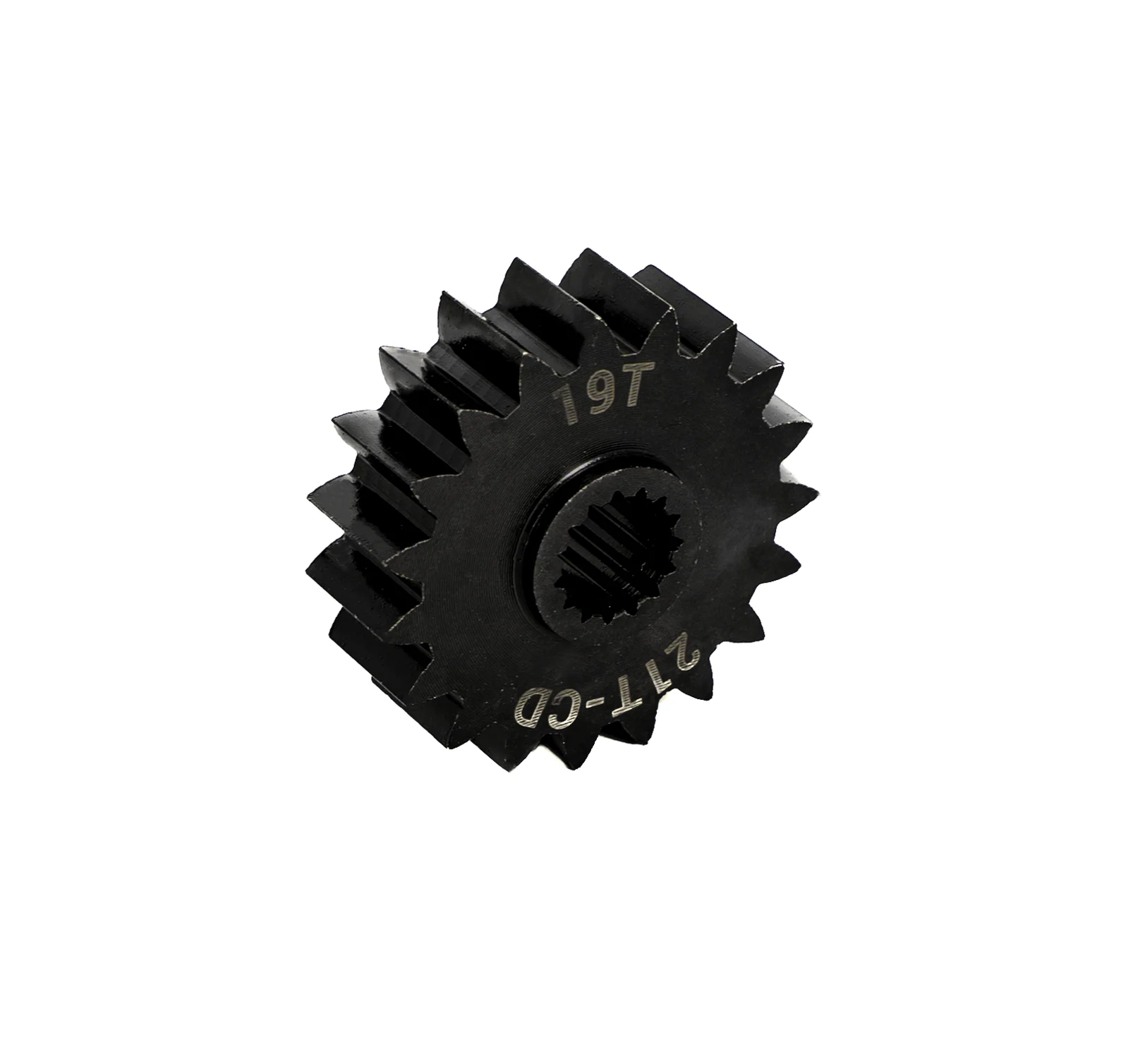 19t 1/2" Wide Steel Spur Gear (20DP, 21t CD, 8mm SplineXS Bore)