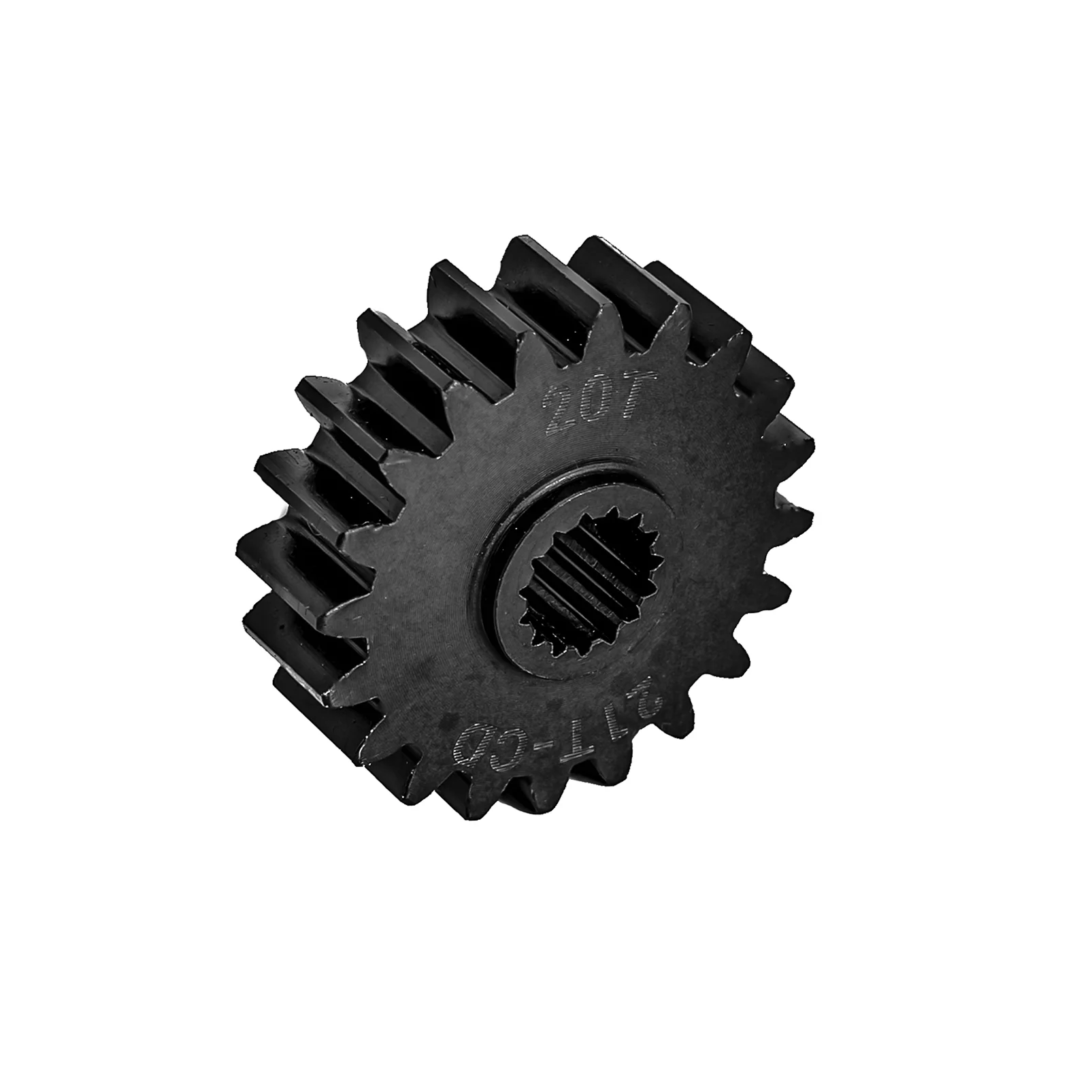 20t 1/2" Wide Steel Spur Gear (20DP, 21t CD, 8mm SplineXS Bore)