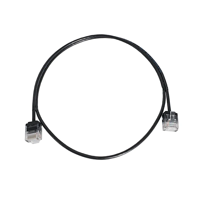 2ft Slim Ethernet Cable (32AWG, Ultra Short Boot)