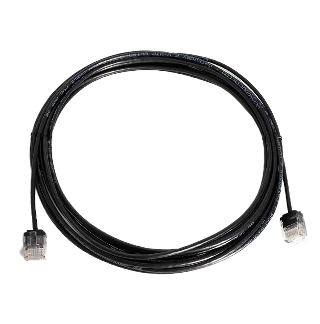15ft Slim Ethernet Cable (32AWG, Ultra Short Boot)