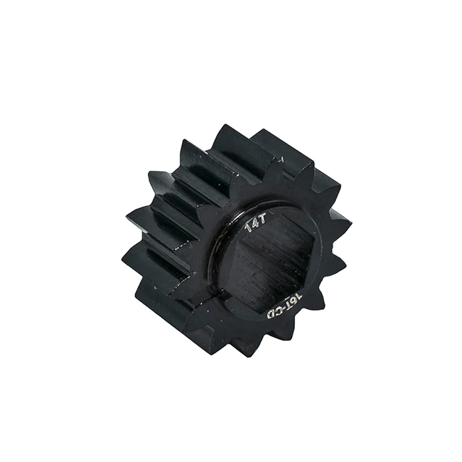 14t Steel Spur Gear (20 DP, 16t Center Distance, 3/8" Hex Bore)