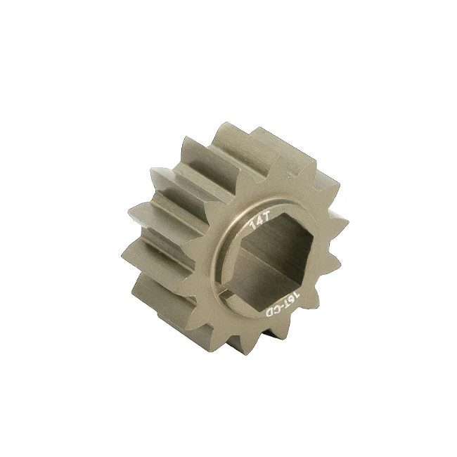 14t Aluminum Spur Gear (20 DP, 16t Center Distance, 3/8" Hex Bore)