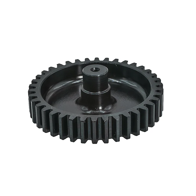 38t Pocketed Steel Spur Gear (20 DP, 3/8" Round, 1/4" Round)
