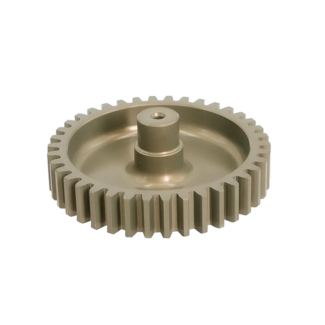 38t Pocketed Aluminum Spur Gear (20 DP, 3/8" Round, 1/4" Round)