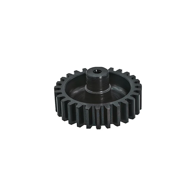 27t Pocketed Steel Spur Gear (20 DP, 3/8" Round, 1/4" Round)
