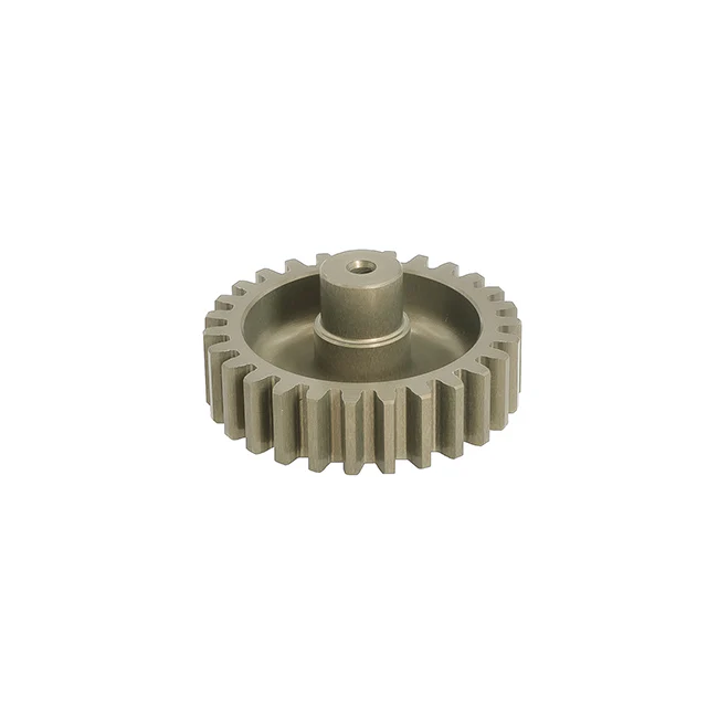 27t Pocketed Aluminum Spur Gear (20 DP, 3/8" Round, 1/4" Round)