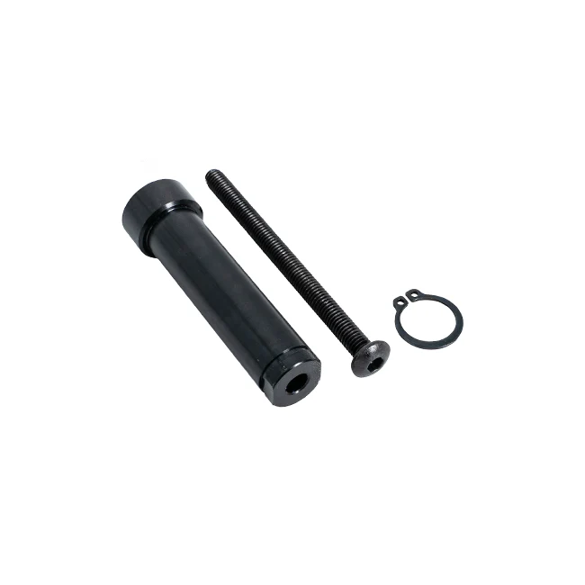 2-1/4" L x 1/2" OD Stub Shaft (Aluminum, 1/4" Bore) (2-Pack)