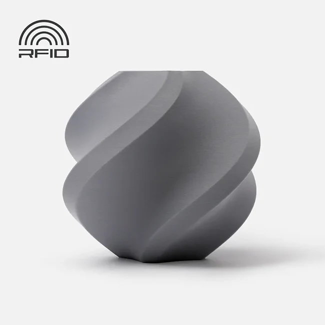 Bambu Lab Ash Gray PLA Matte (1.75mm, 1KG Spool)