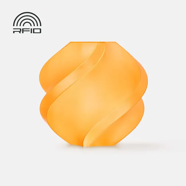 Bambu Lab Translucent Orange PETG Translucent (1.75mm, 1KG Spool)