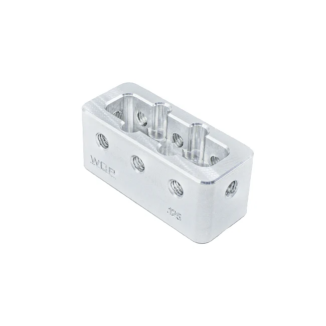 2"x1"x.062" Aluminum Tube Plug (#10-32 Tapped)