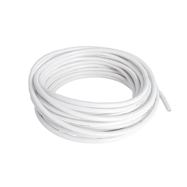 22AWG White Jacketed CAN Wire (25ft)
