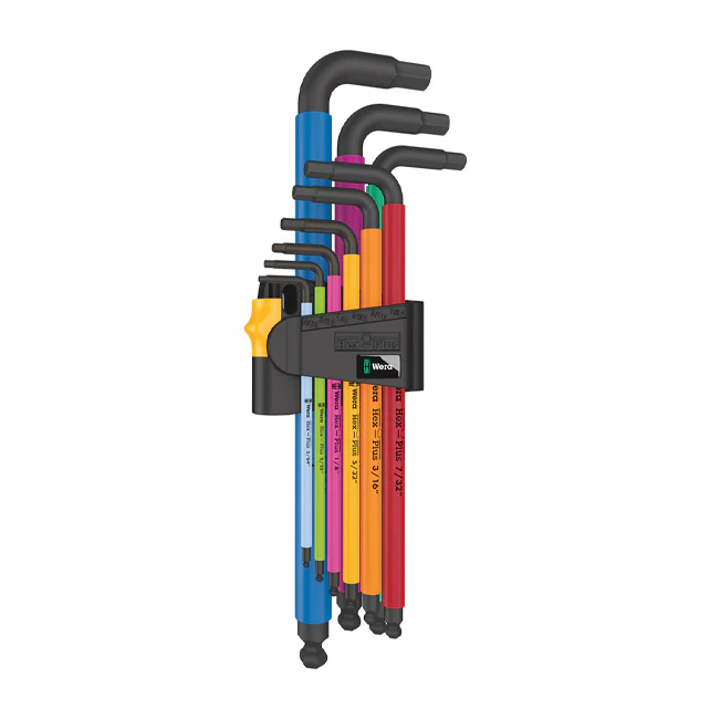 Hex-Plus Multicolour L-key Set (Imperial, 9 Pieces)
