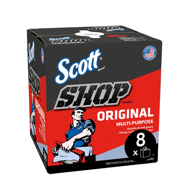 Blue Shop Towels (200 Sheets)