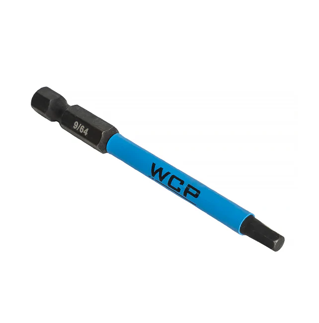 9/64" Hex Bits (75mm Length, 2-Pack)
