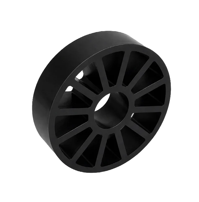 4" OD x 1" Wide Straight Flex Wheel (1-1/4" Round Stretch, 30A)