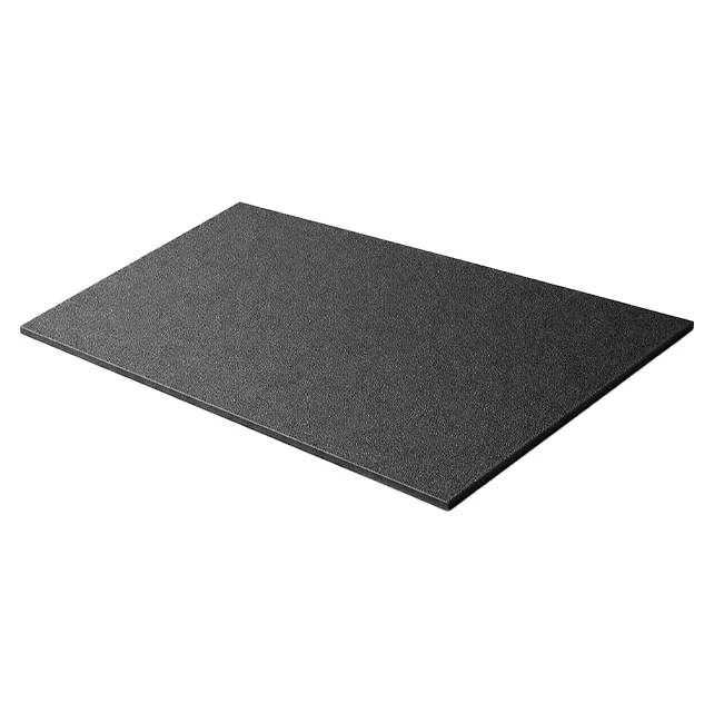 1/2" HDPE Sheet with Orange Peel Finish (Black, 24" x 48")
