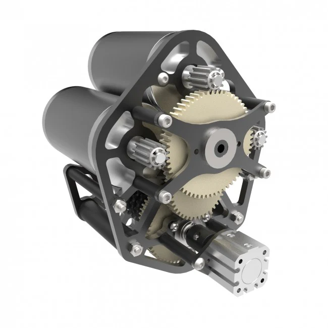 WCP Flipped Gearbox (Dog Shifter, 3 Stages)